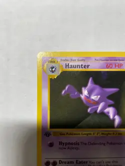 1999 Pokemon Haunter 29/102 1st Edition Shadowless Base Set LP WOTC - Image 4