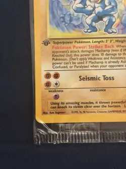 Sealed Pokemon TCG Machamp 8/102 Base Set Holo Rare 1st Edition 1999 WotC Mint - Image 4