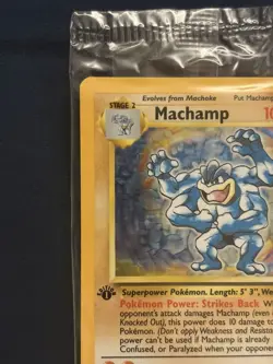 Sealed Pokemon TCG Machamp 8/102 Base Set Holo Rare 1st Edition 1999 WotC Mint - Image 5