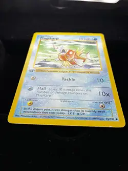 1999 Pokemon Base Set 1st Edition Shadowless Magikarp #35/102 - Image 3