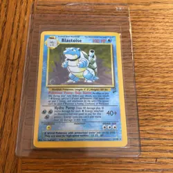 Pokemon TCG Blastoise Base Set 2 Holo Rare 2/102 1999 WOTC 100 HP Stage 2 LP - Image 1