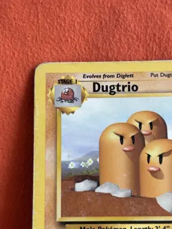 Wizards Dugtrio 19/102 Pokemon TCG Base Set Regular Rare Unlimited 1999 70HP - Image 2