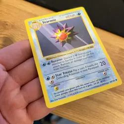 Pokemon TCG Starmie Base Set 64/102 Regular Shadowless Common MINT - Image 3