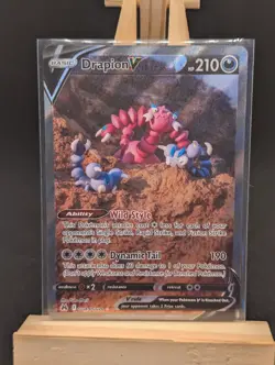 Drapion V GG49/GG70 SWSH: Crown Zenith: Galarian Gallery Holo Pokemon Card NM - Image 1