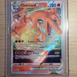 Charizard VSTAR 019/159 Holo Crown Zenith Pokemon TCG English 2023 NM Near Mint - Image 1