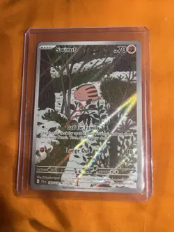 Pokemon Swinub 165/159 Crown Zenith Full Art Holo Near Mint - Image 1