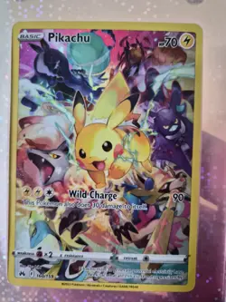 Pokemon Pikachu TCG Full Art Secret Rare Holo Card 160/159 Crown Zenith - Image 3