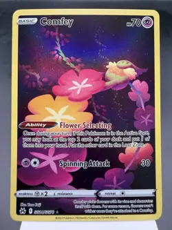 Comfey GG14/GG70 - Holo Rare - Crown Zenith Pokemon Card NM - Image 1