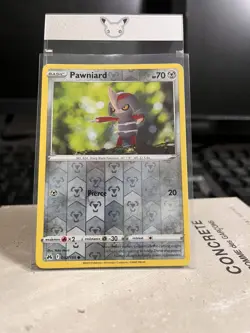 Pokemon TCG- Pawniard 092/159 Common Crown Zenith Reverse Holo Yuka Morii - Image 1