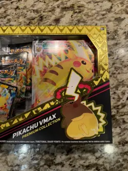 Pokemon TCG Crown Zenith Pikachu Vmax Premium Collection Box 7 packs SEALED - Image 3