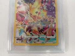 Pokemon Pikachu Secret Rare Trading Card Crown Zenith 160/159 Holo Full Art TC1 - Image 3