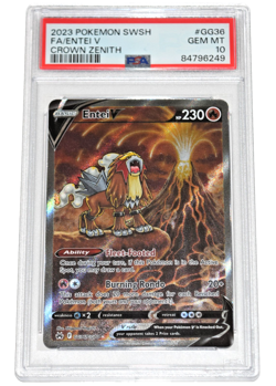 Pokemon Crown Zenith ~ ENTEI, SUICUNE, RAIKOU V ~ PSA 10 ~ GG36 GG38 GG41 - Image 2