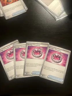 4X - Mega Evolution English: Strange Timepiece - 128/132 +1 Reverse Holo PLAYSET - Image 2