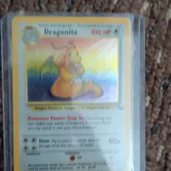 Pokemon TCG Dragonite Fossil Holo Rare 4/62 1999 English HP 100 Stage 2 - Image 2