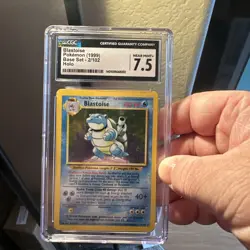 Blastoise - 1999 Pokemon TCG Base Set Holo Rare Pokemon 2/102 - CGC 7.5 - Image 1