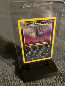 2001 Pokemon TCG Houndoom 08/64 Neo Revelation Holo *SWIRL* READ DESCRIPTION - Image 2