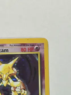 Alakazam Base Set 1/102 Holo Rare 80 HP Stage 2 Pokemon TCG English 1999 - Image 4