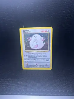 Wizards of the Coast Pokemon TCG Chansey 3/102 Base Set Holo Rare English 1999 - Image 2