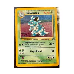 Pokemon TCG Nidoqueen 012/130 Base Set 2 Holo Rare English good condition - Image 1