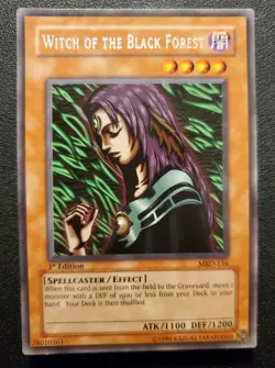 YU-GI-OH! Witch of the Black Forest Metal Raiders MRD-116 - 1st.NM Vintage 2002 - Image 1
