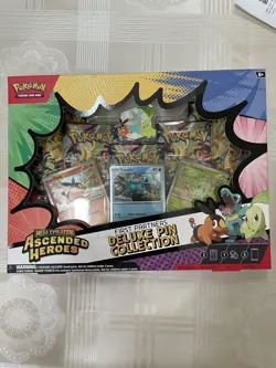 Pokemon TCG Ascended Heroes Deluxe Pin Collection - Sealed Box - Image 1