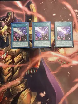 Yu-Gi-Oh! TCG Seventh Tachyon MZTM-EN016 Secret Rare 1st Edition NM Playset X3 - Image 1