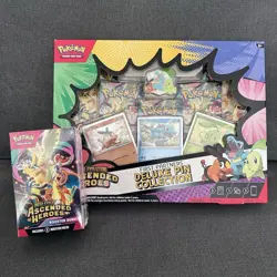 Pokemon TCG Ascended Heroes Deluxe Pin Collection & Booster Bundle - Image 1