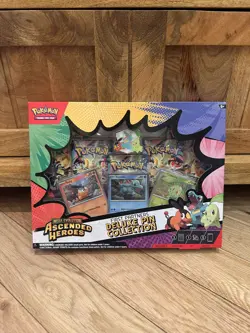 Pokemon TCG: Ascended Heroes First Partners Deluxe Pin Collection SEALED - Image 1