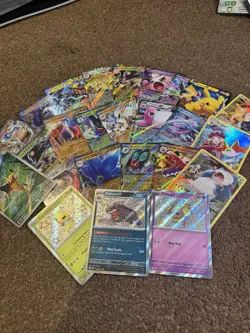 Pokemon TCG 300+ Card Bundle All Rarities, Wotc To Modern Era With Random Tin - Image 2