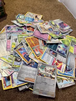 Pokemon TCG 300+ Card Bundle All Rarities, Wotc To Modern Era With Random Tin - Image 5