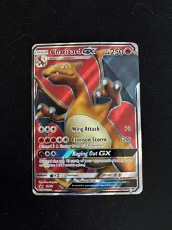 Pokemon TCG Charizard GX Full Art Holo Card SM60-SM Promos HP - Image 1