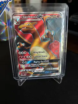 Pokemon TCG Charizard GX Full Art Holo Card SM60-SM Promos HP - Image 3