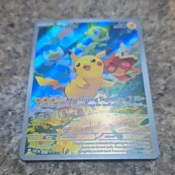 Pokemon TCG Pikachu 027 SVP Scarlet & Violet Promo Holo EN 60 HP Basic - Image 2