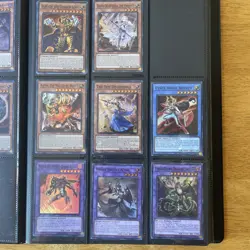 Yu-Gi-Oh TCG Rarity Collection 1 & 2 Binder All Foil Near Mint 1st Ed BINDERLOT - Image 4