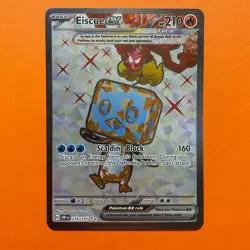 Eiscue EX Full Art Holo Rare 210/197 Pokemon Card Obsidian Flames NM SV03 OBS - Image 2