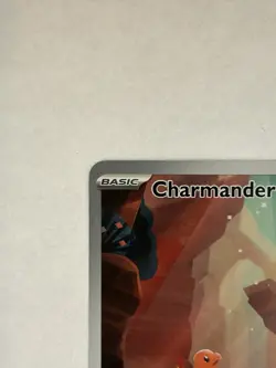 Pokemon Charmander 168/165 SV 151 Illustration Rare Full Art Holo Eng 2023 - Image 2