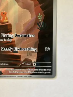 Pokemon Charmander 168/165 SV 151 Illustration Rare Full Art Holo Eng 2023 - Image 4