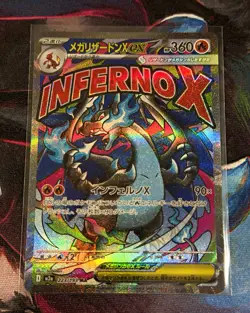Pokemon Mega Charizard X EX 223/193 M2 Inferno X Secret Rare Holo Full Art - Image 1