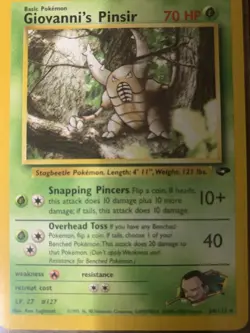 Pokemon TCG Vintage 8-Card Lot Machamp Ditto Giovanni's Pinsir Mixed Lang - Image 2