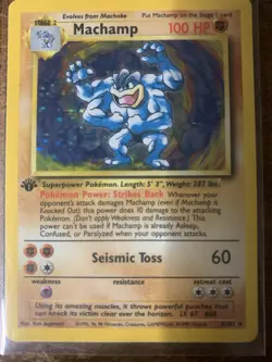 Pokemon TCG Vintage 8-Card Lot Machamp Ditto Giovanni's Pinsir Mixed Lang - Image 5