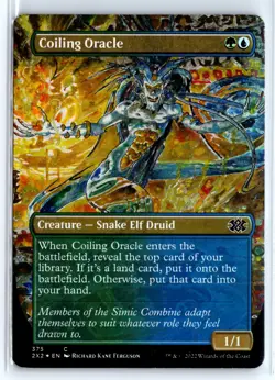 FOIL Coiling Oracle 375 Double Masters 2022 - MTG Magic the Gathering Card - Image 1
