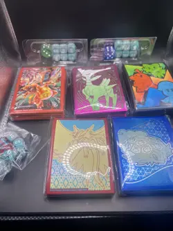 Mixed Lot of 5 DIFFERENT packs of Pokemon TCG Card Sleeves (65 ct.) Packs LOT x5 - Image 3