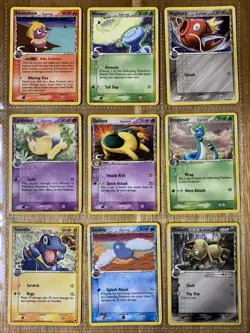 Pokemon TCG Mixed Vintage EX Era Delta Species 9 Card Lot Non Holo - Image 1