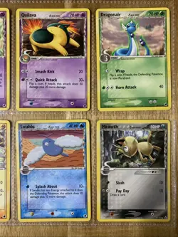 Pokemon TCG Mixed Vintage EX Era Delta Species 9 Card Lot Non Holo - Image 4