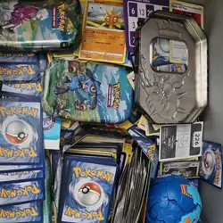 Pokemon TCG Mixed Card Lot XY & Sword & Shield English w/ Tin & Binder Pages - Image 2