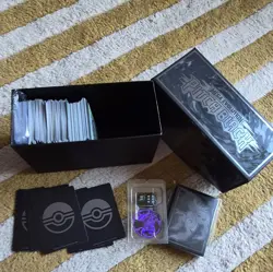 Pokemon TCG Mega Evolution Mixed Card Lot in Pitch Black Etb Box - Image 1