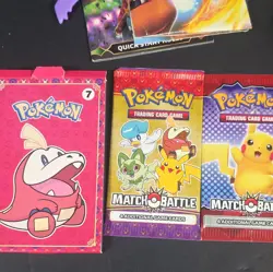 Pokemon Mixed Card Large Lot Toys Books Binders Cards Pokeballs Packs Watch - Image 3
