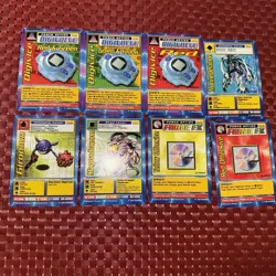Vintage 1999 Digimon Digi-Battle Series 1 Card Lot Bandai Rare Holo 84 Cards - Image 3