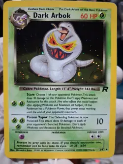 Dark Arbok Team Rocket Pokemon TCG 2/82 Near Mint - Image 1