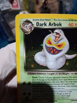 Dark Arbok Team Rocket Pokemon TCG 2/82 Near Mint - Image 2